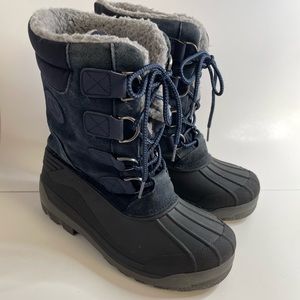 Lands End Girls Youth Size 6 Winter Snow Boot Duck Boot